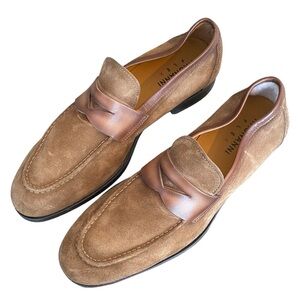 M56 Magnanni Suede Loafers 8 men’s /41